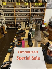 Umbau-Sale! Jetzt profitieren! 20%, 30% und 40%!